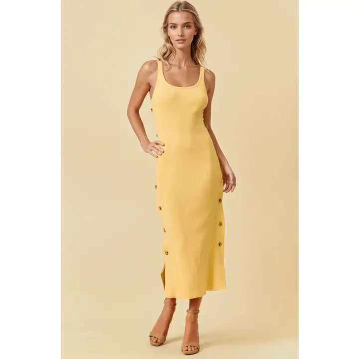 Tank Ribbed Sweater Dress