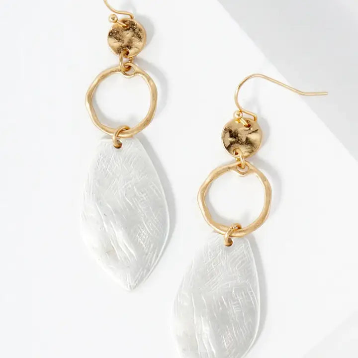 Hand Molded Dangle Earrings