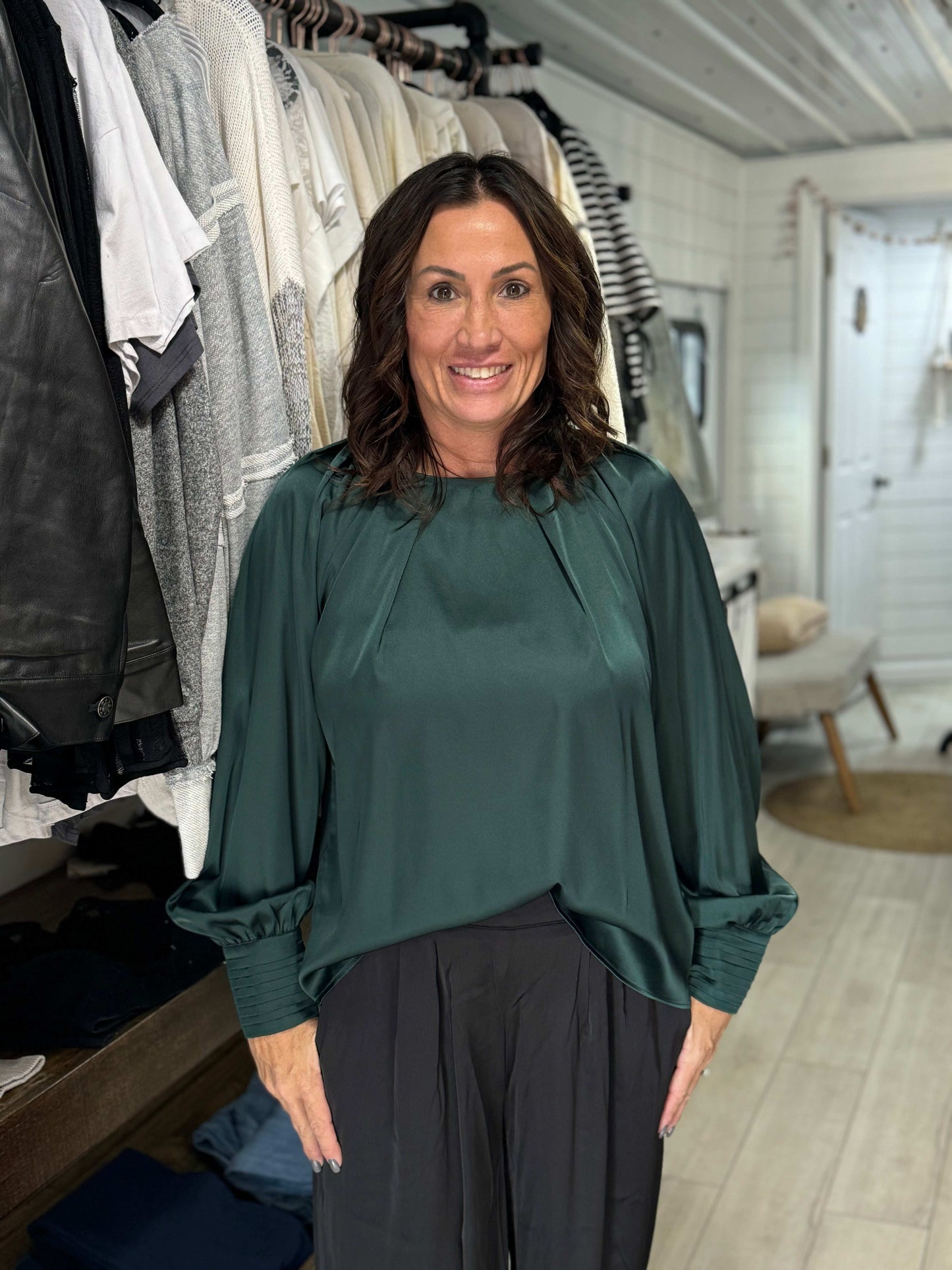 Satin Wide Leg Pants