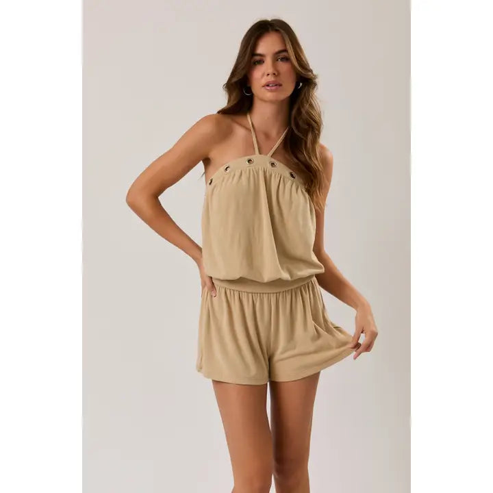 Halter Neck Playsuit