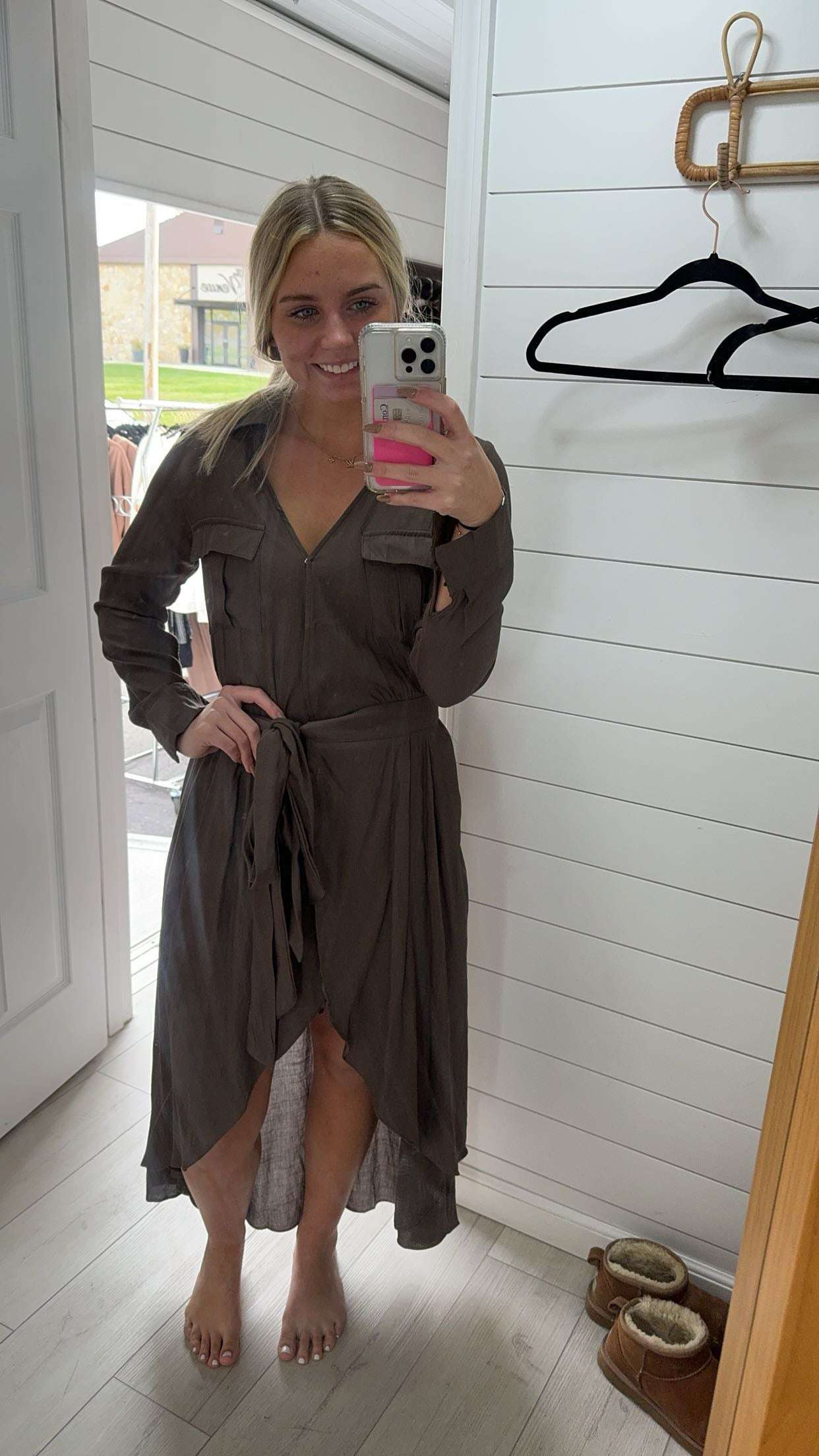 Long Sleeve Mid Dress