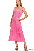 Mineral Washed Maxi Dress