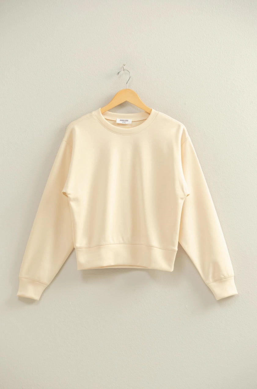 Cropped Long Sleeve Top