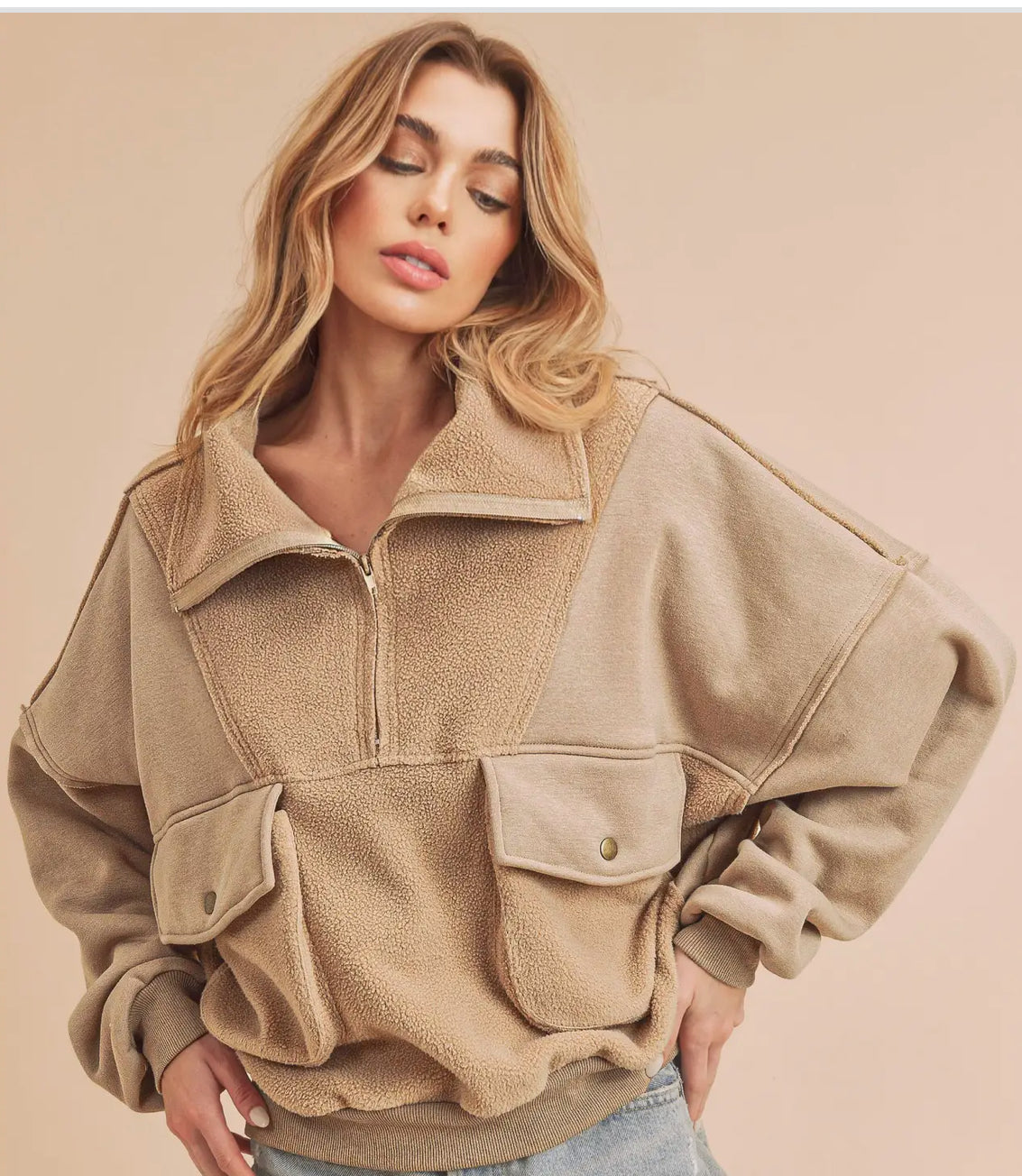 Oat Colored Pullover