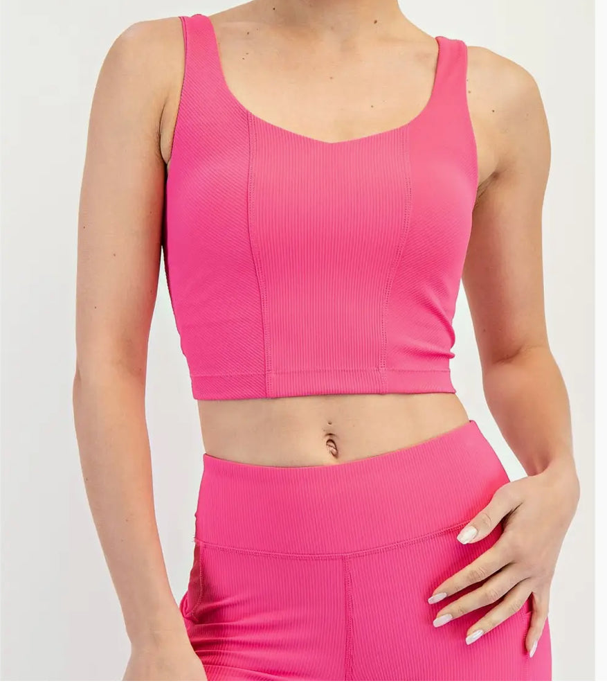 Nylon Ribbed Tank