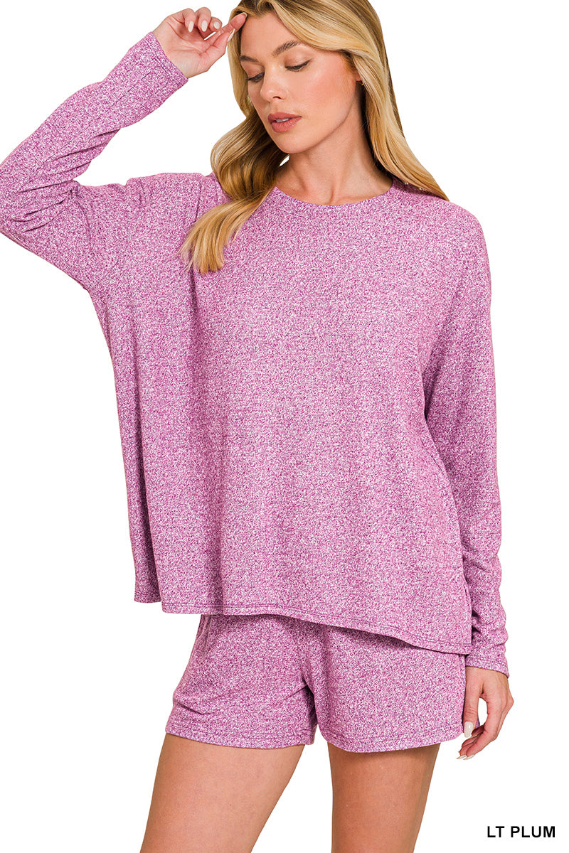 Soft & Cozy Long Sleeve Tee & Short Set