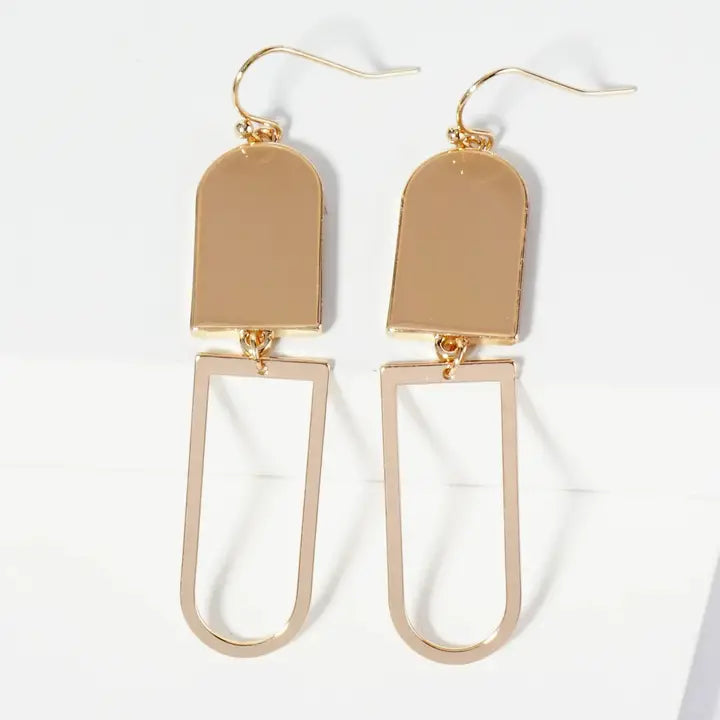 Geometrical Dangle Earrings