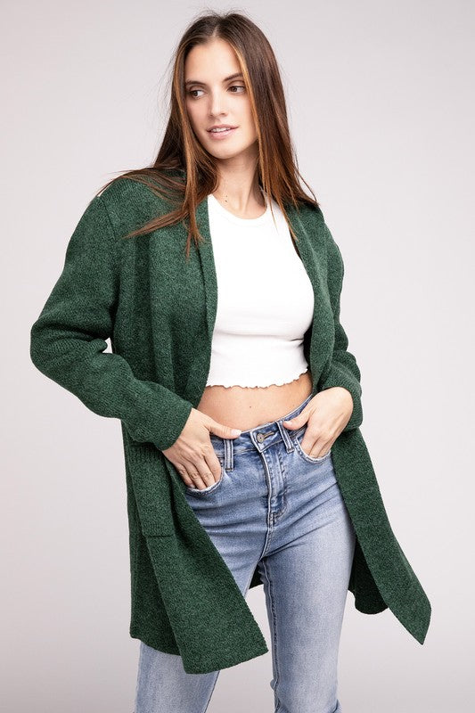 Hooded Sweater Cardigan