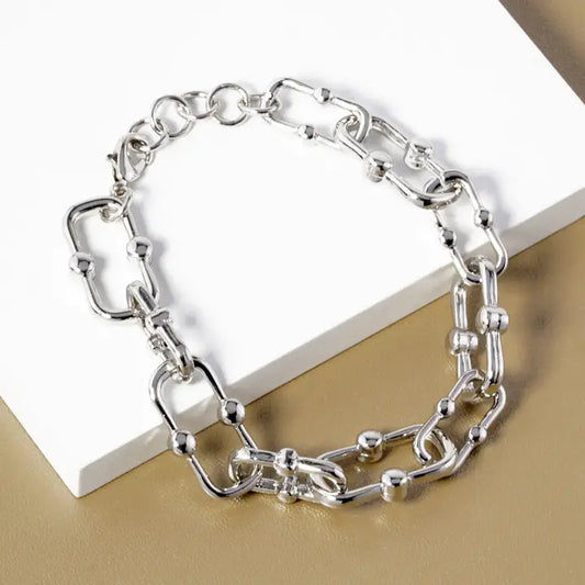 Gold/Brass Link Bracelet