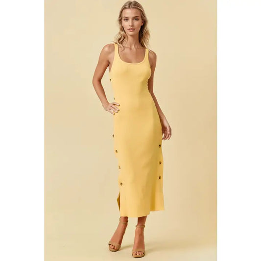 Tank Ribbed Sweater Dress