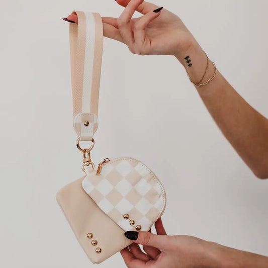 Dual Pouch Wristlet