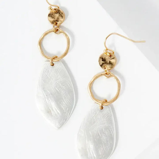 Hand Molded Dangle Earrings