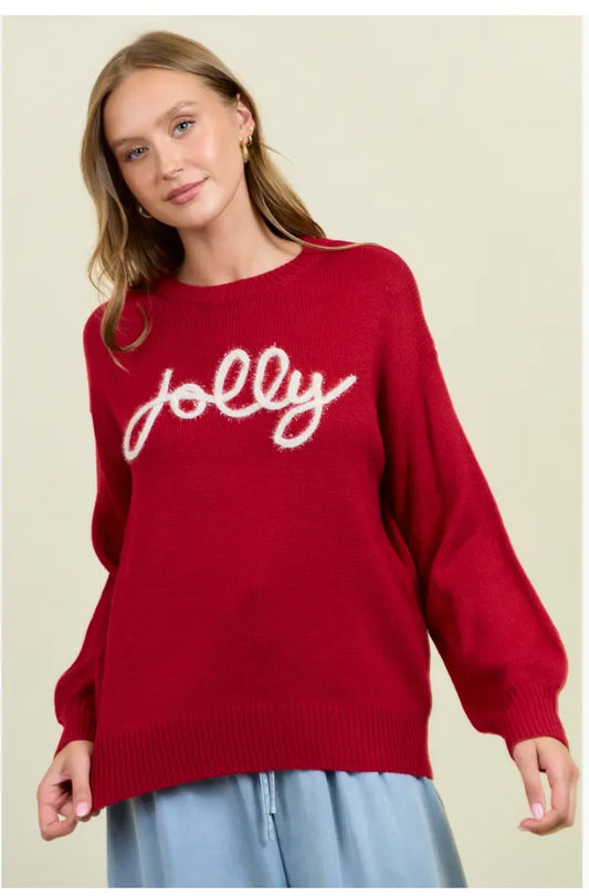 Red Jolly Sweater