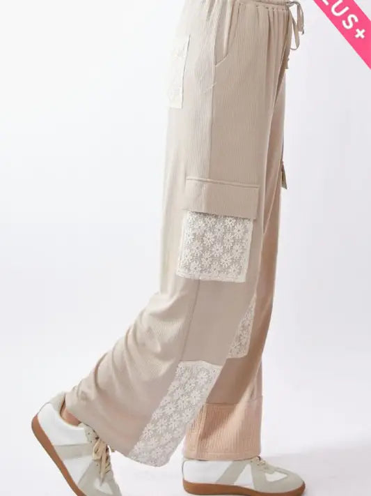 Knit Wide Leg PLUS Pants