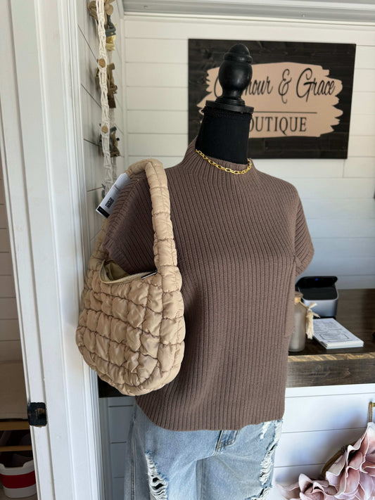 Puffer Quilted Mini Bag