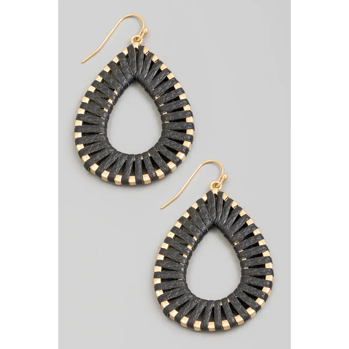 Leather Wrap Earrings