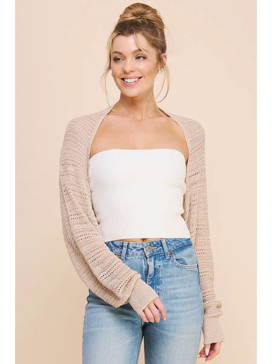 Shimmer Knit Shaw
