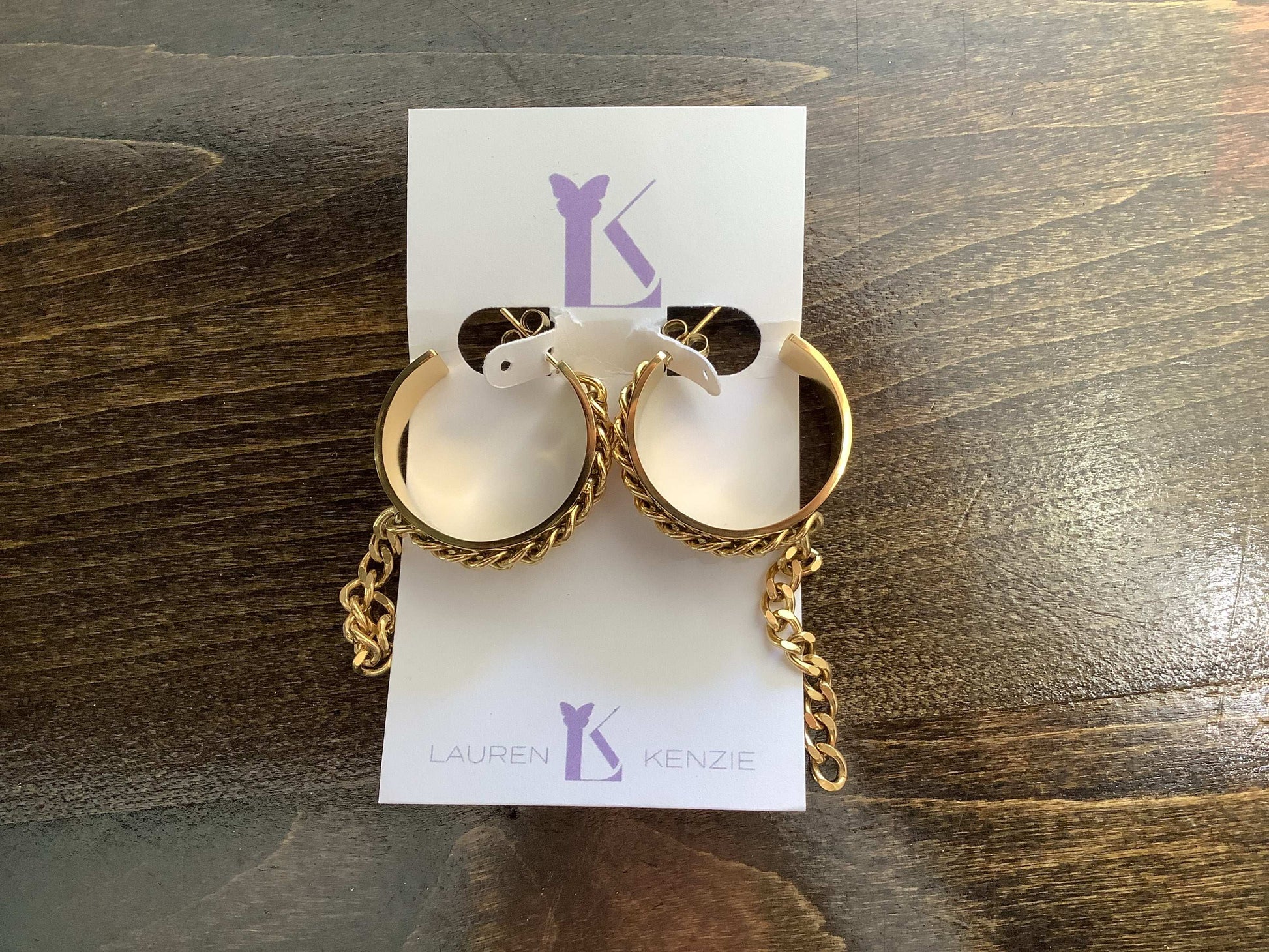 Chunky Chain Hoops