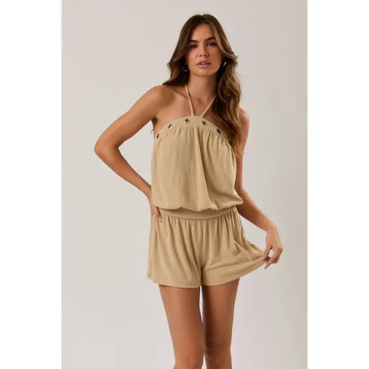 Halter Neck Playsuit