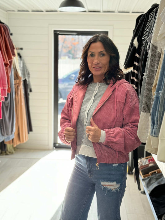 Mauve Corduroy Jacket