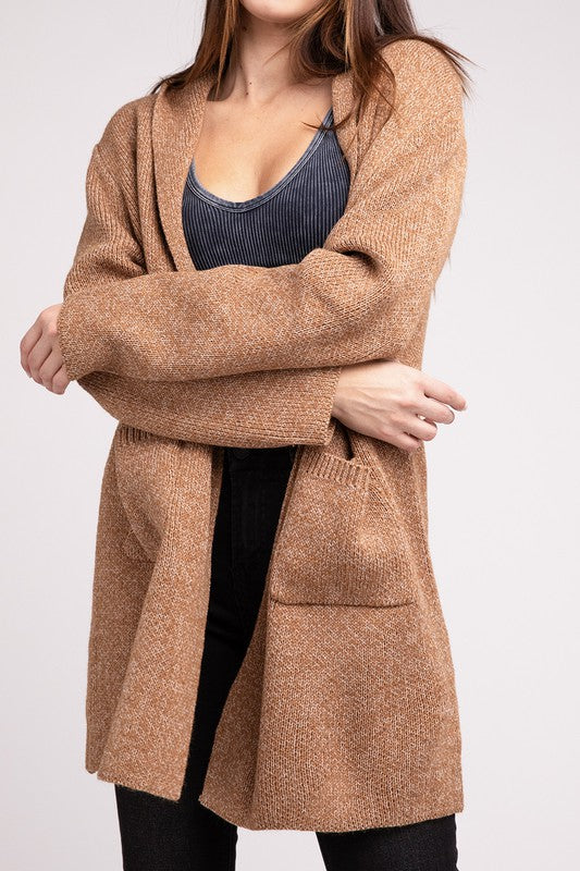 Hooded Sweater Cardigan