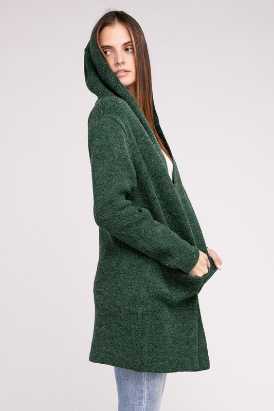 Hooded Sweater Cardigan