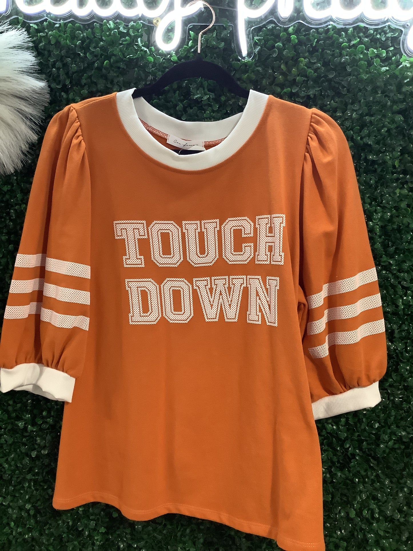 Orange Touch Down Shirt