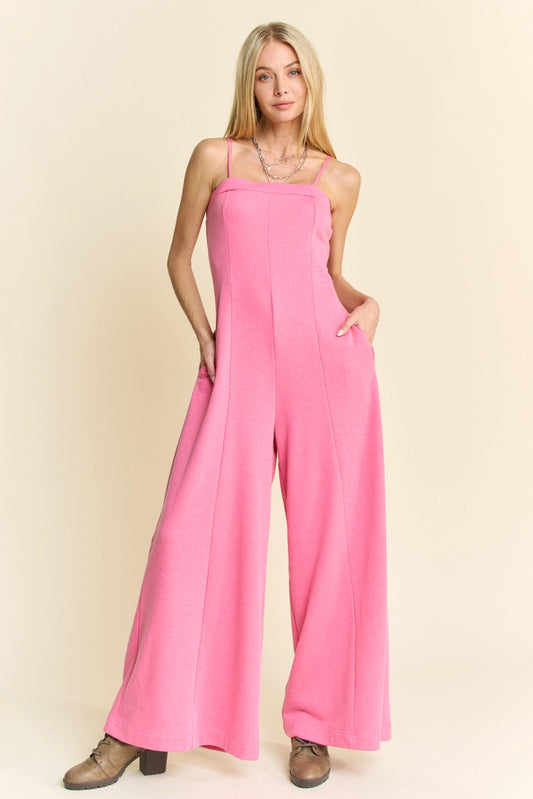 Tube Top Wide Leg Jumpsuit