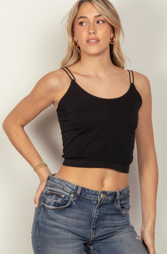Double Strap Slim Tank