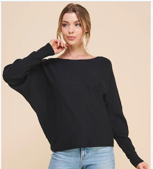 Mix Texture Fine Gauge Sweater