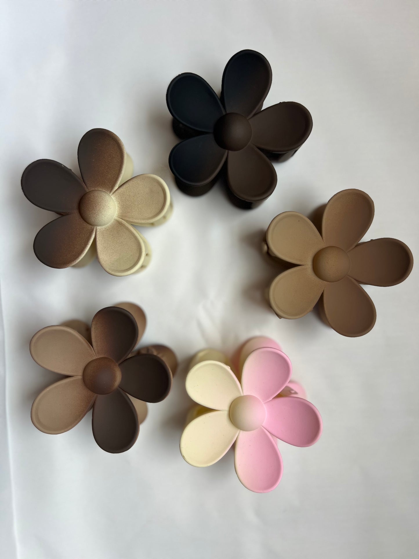 Two Tone Flower Clip