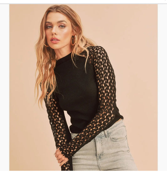 Woven Sleeve Suri Top
