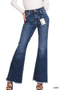 Frayed Hem Denim Jeans