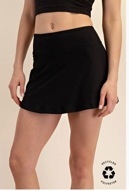 Buttery Basic Black SKort