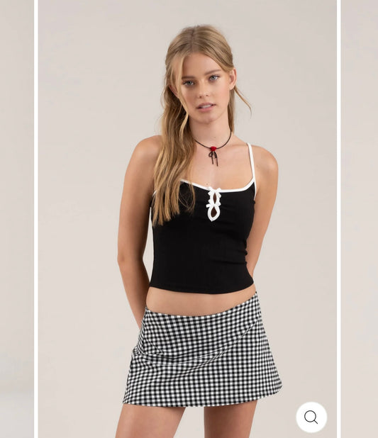CutOut Bow Detail Tank