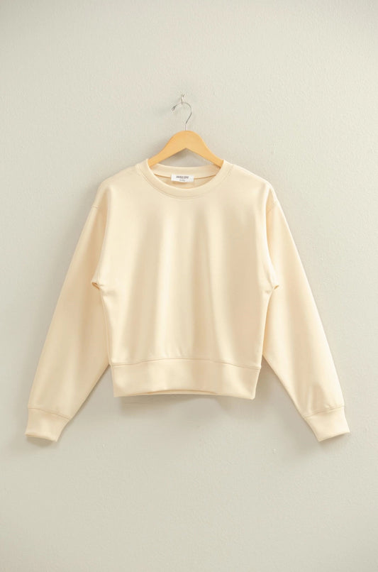 Cropped Long Sleeve Top