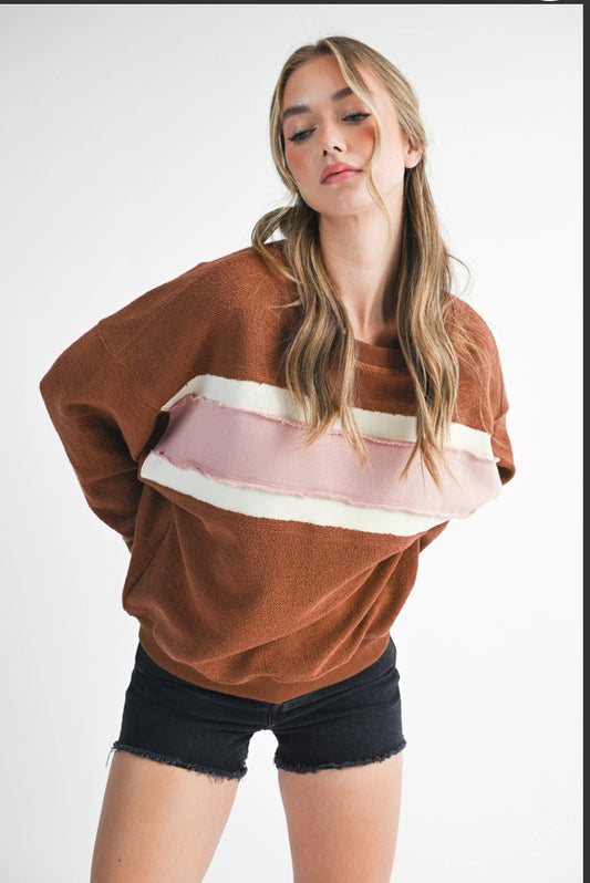 Mocha & Mauve Sweatshirt