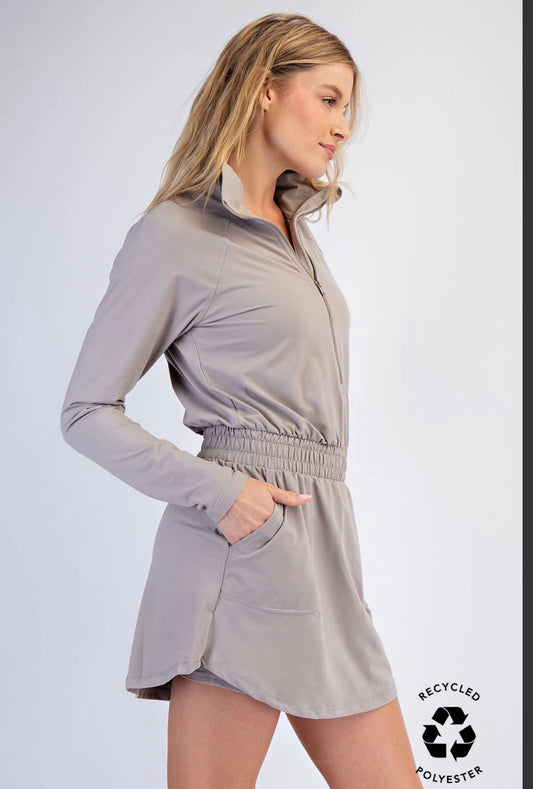 Long Sleeve Cream Butter Soft Romper