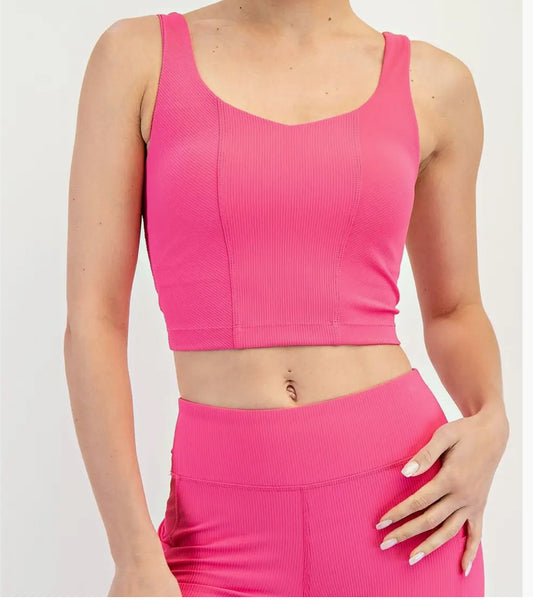 Nylon Ribbed Tank