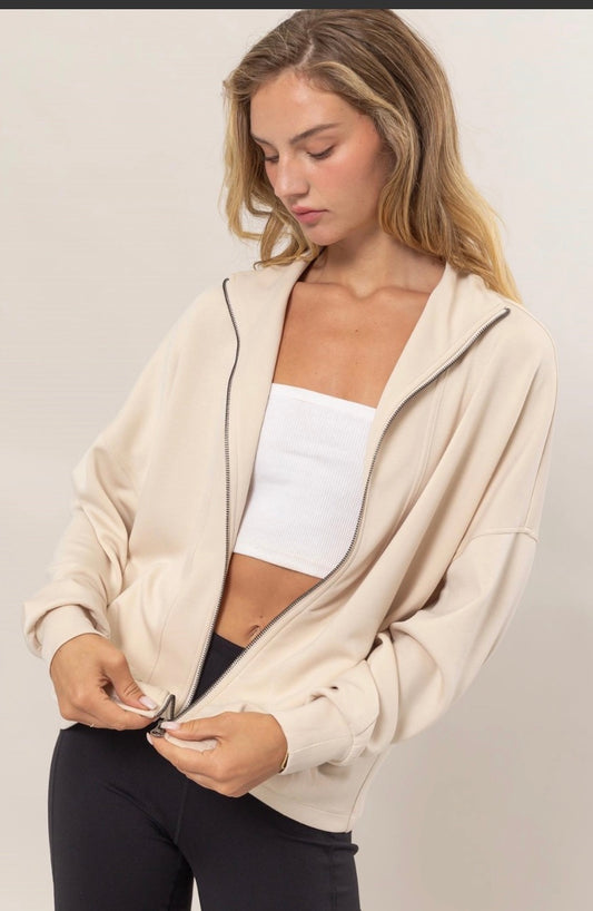 Active Zip Long Sleeve