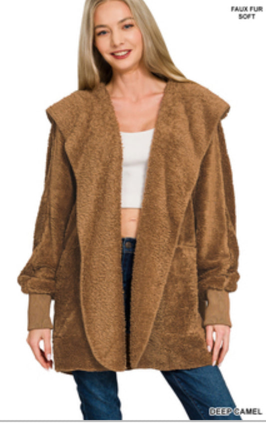 Brown Sherpa Jacket