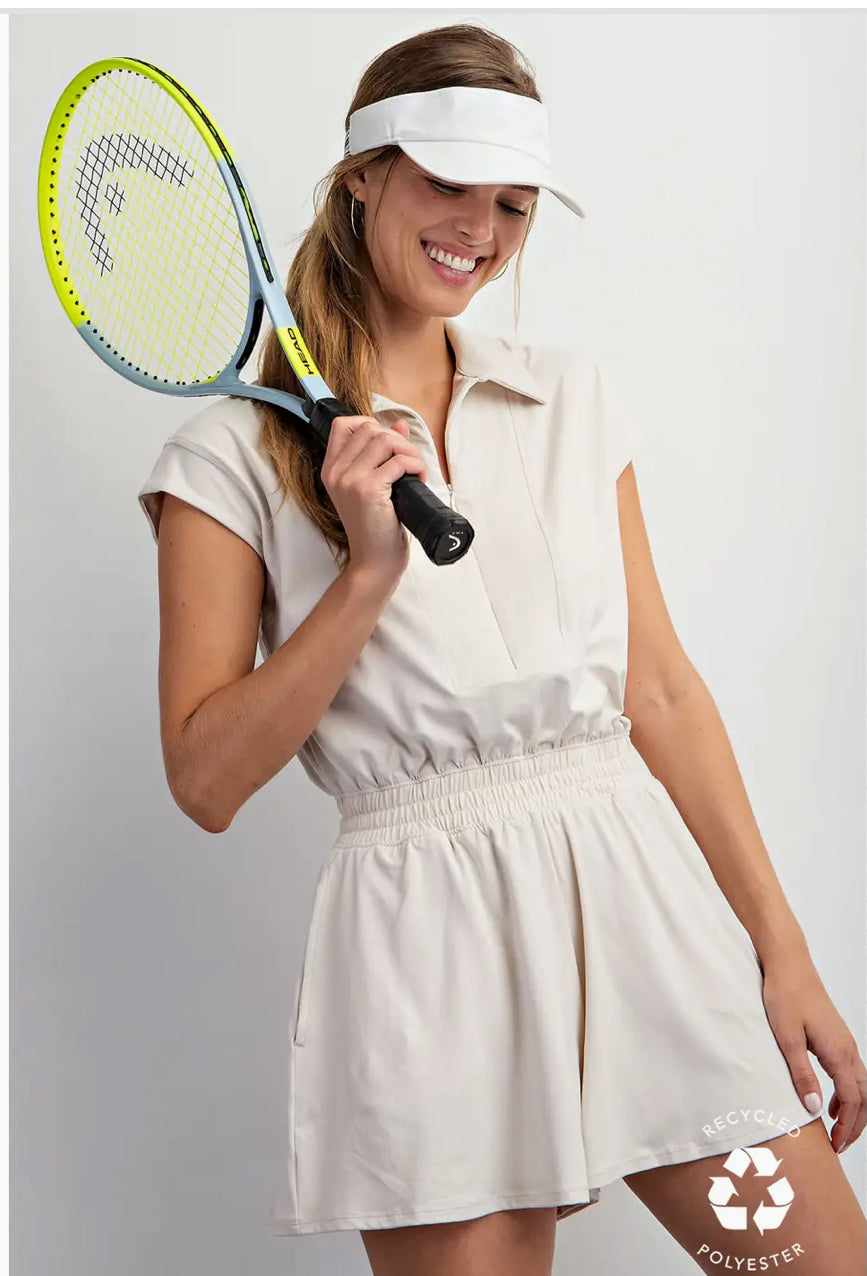 Collar Tennis Romper
