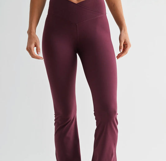 Venice Crossover Waist Yoga Pants