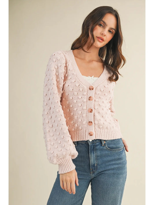 Popcorn Bubble Cardigan