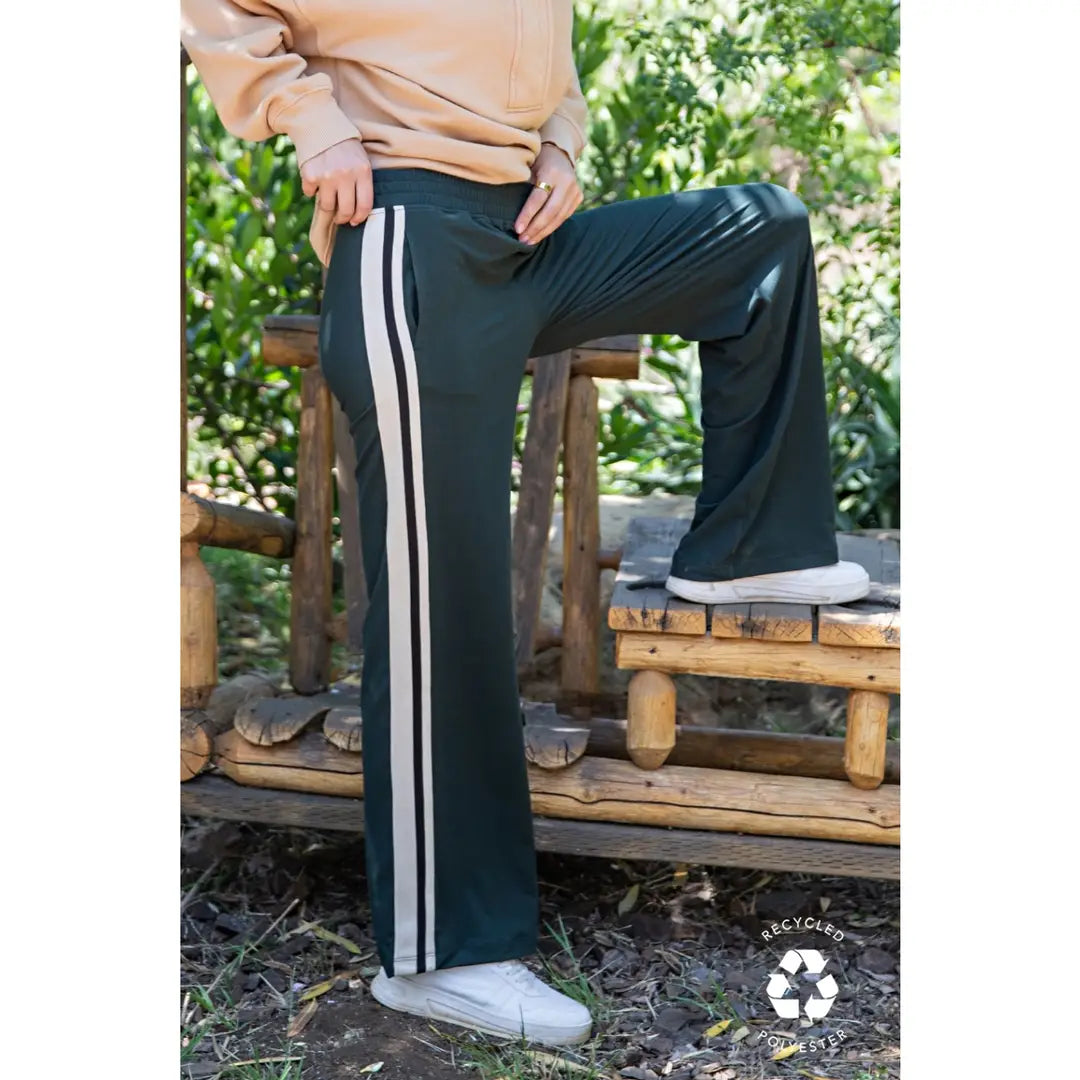 Striped Straight Leg Pant