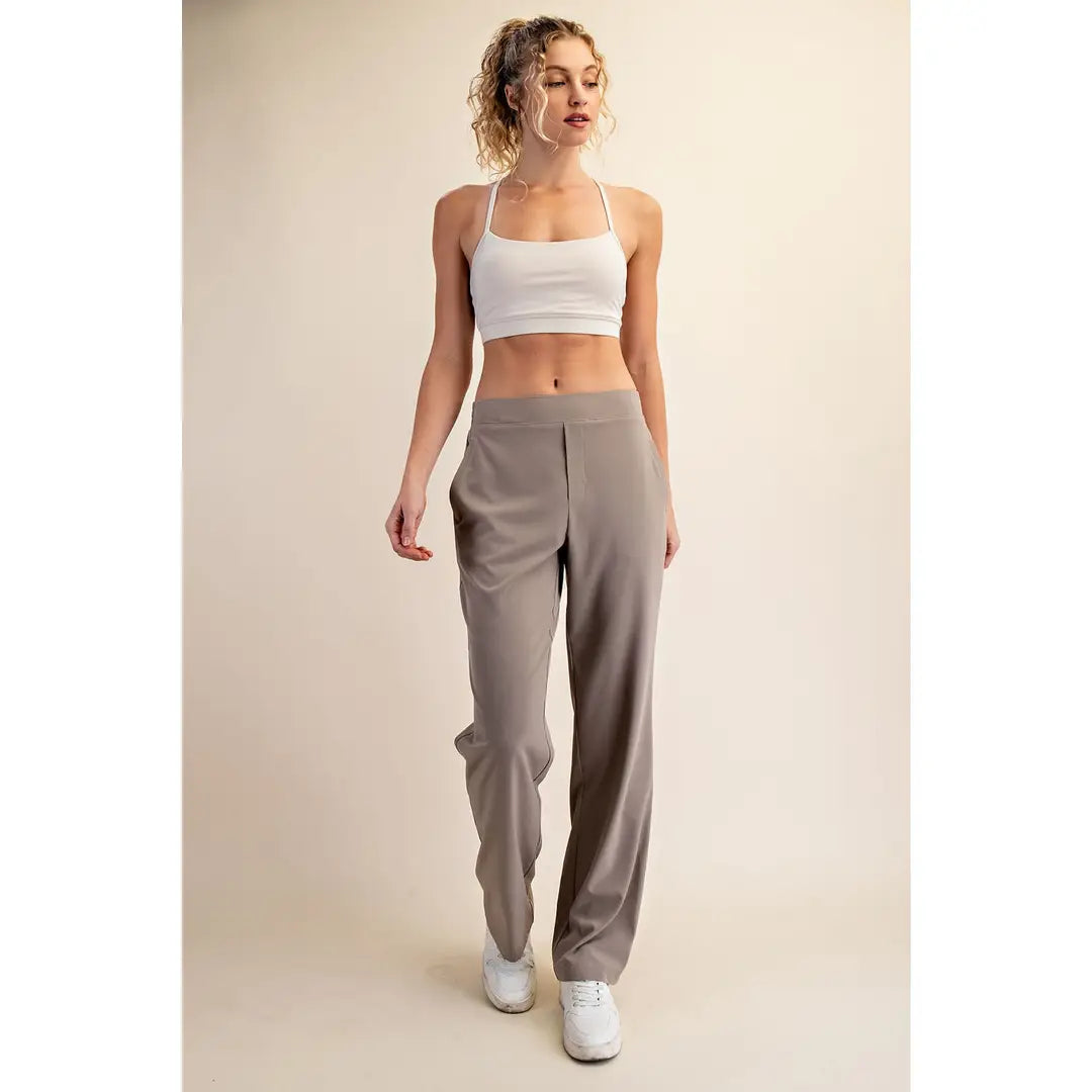 Crinkle Woven Pants