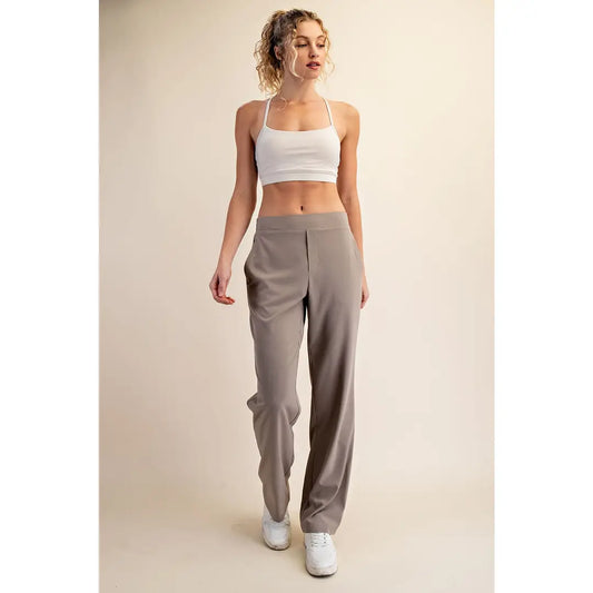 Crinkle Woven Pants