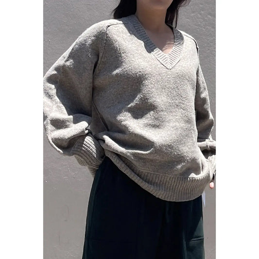 Oversized V-Neck Sweater