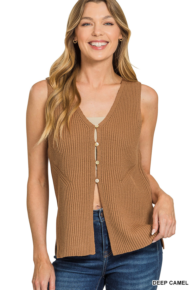 4 Button Sweater Vest