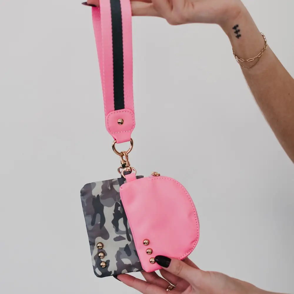 Dual Pouch Wristlet